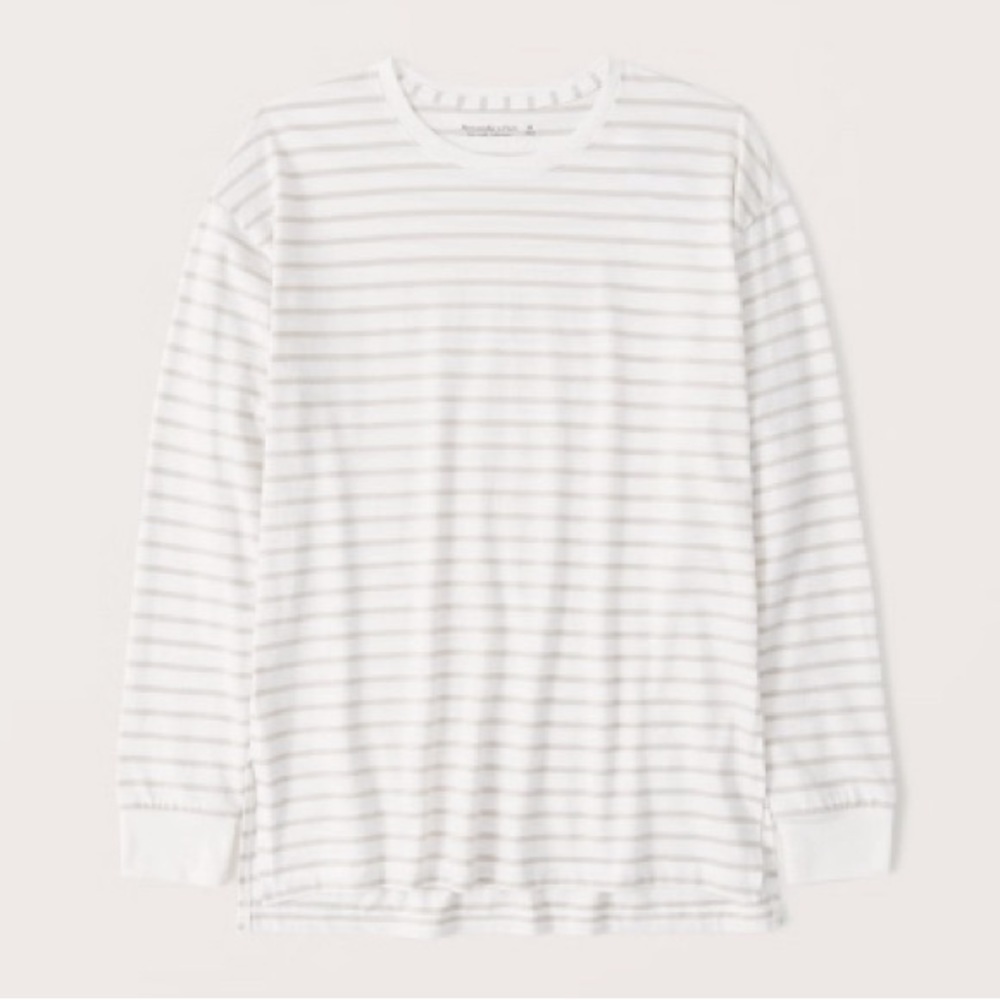 NWT Abercrombie x SisterStudio long sleeve striped tee